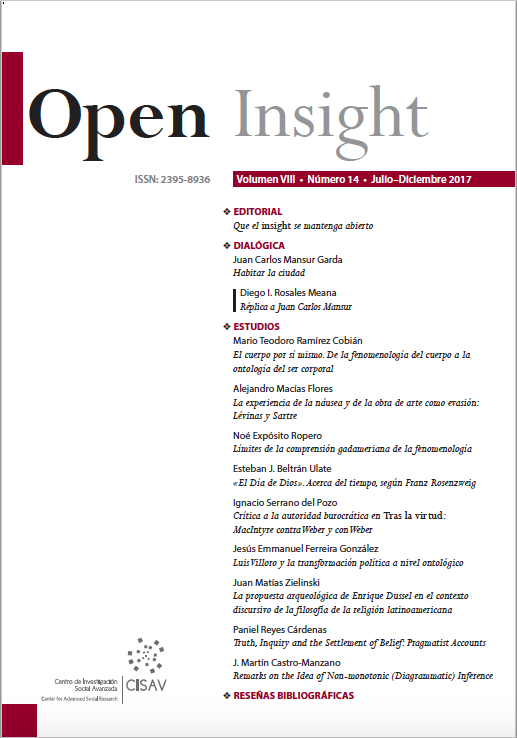 Open Insight vol. VIII, no. 14; july-december, 2017